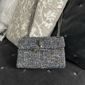 Kurt Geiger London Mini Kensington Tweed Crossbody Bag